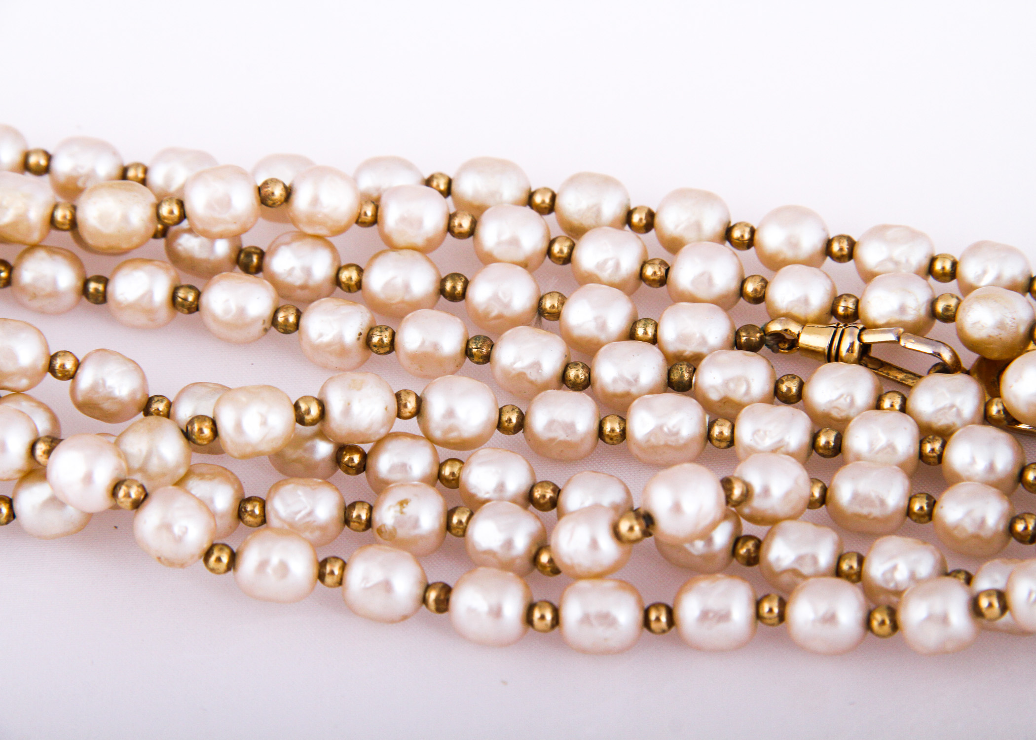 Vintage Chanel Pearl Long Necklace