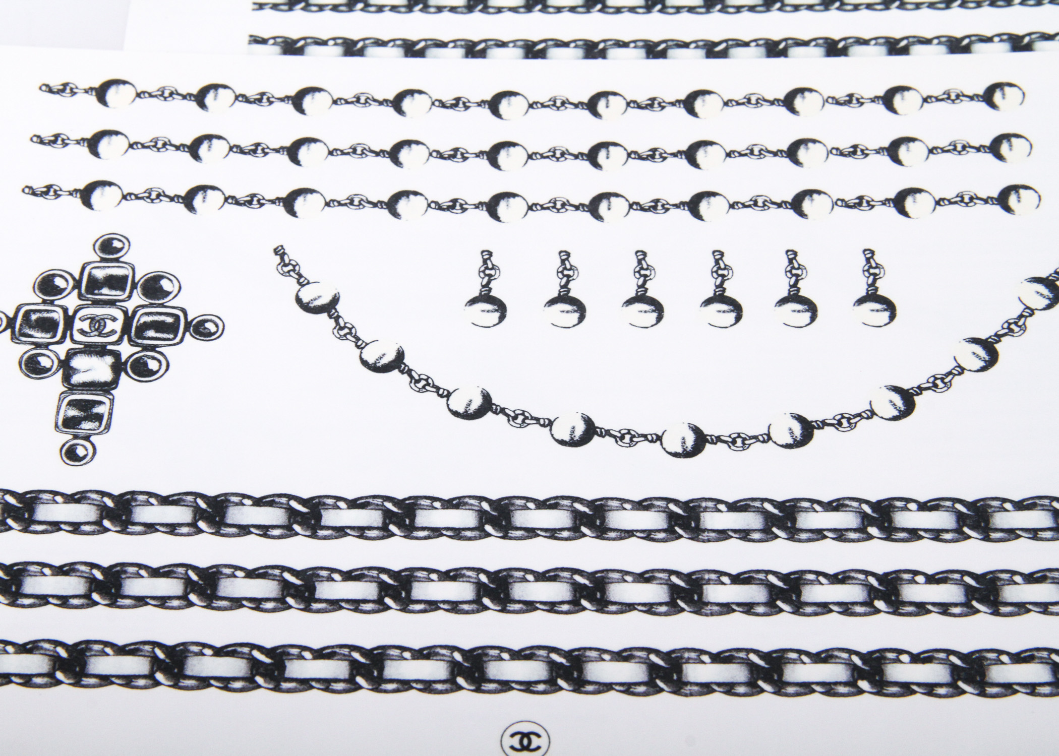 Collection of Chanel Temporary Tattoos