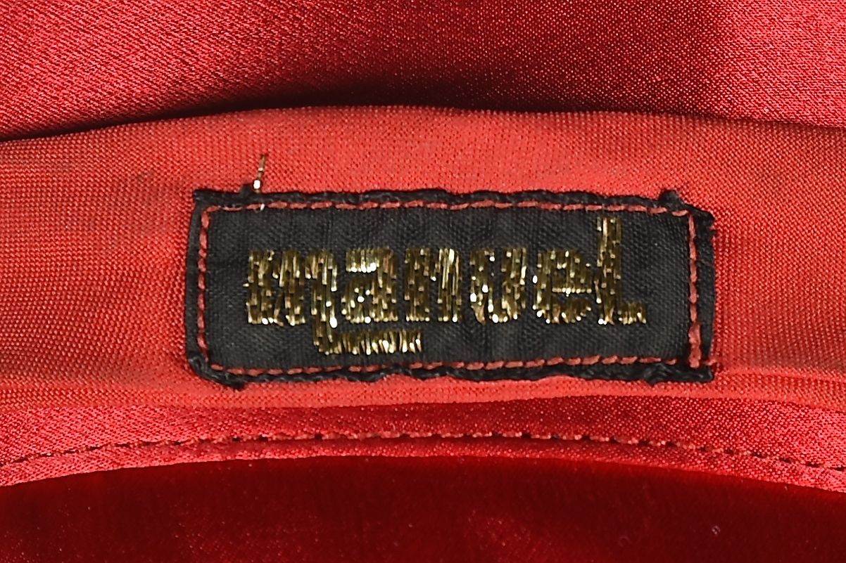 Manuel Custom Made Embroidered Blouse and Pants Embellished with Swarovski Crystal Rhinestones