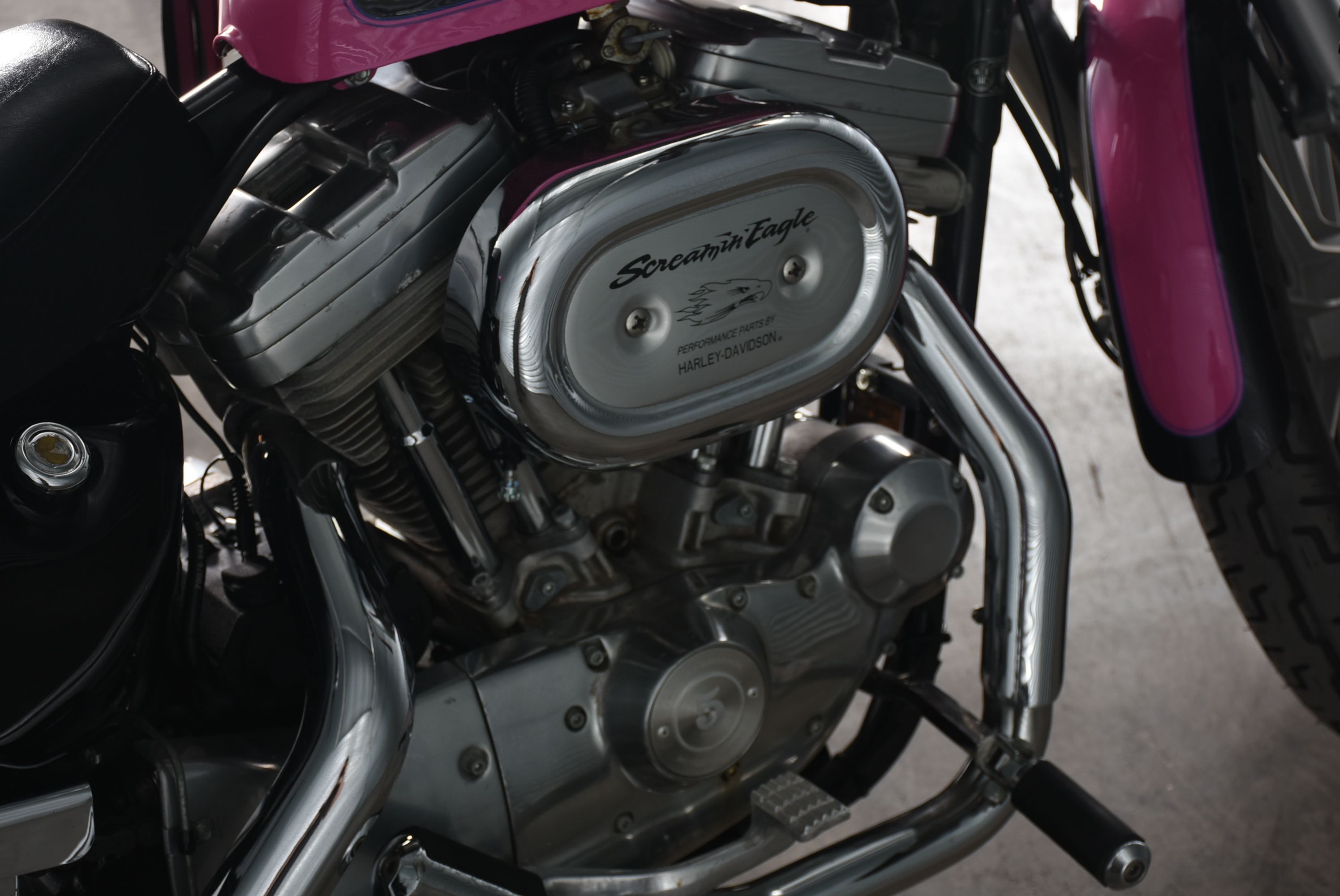 1992 Harley-Davidson "Screamin' Eagle" Xl883 Hugger with Custom Paint and Accessories