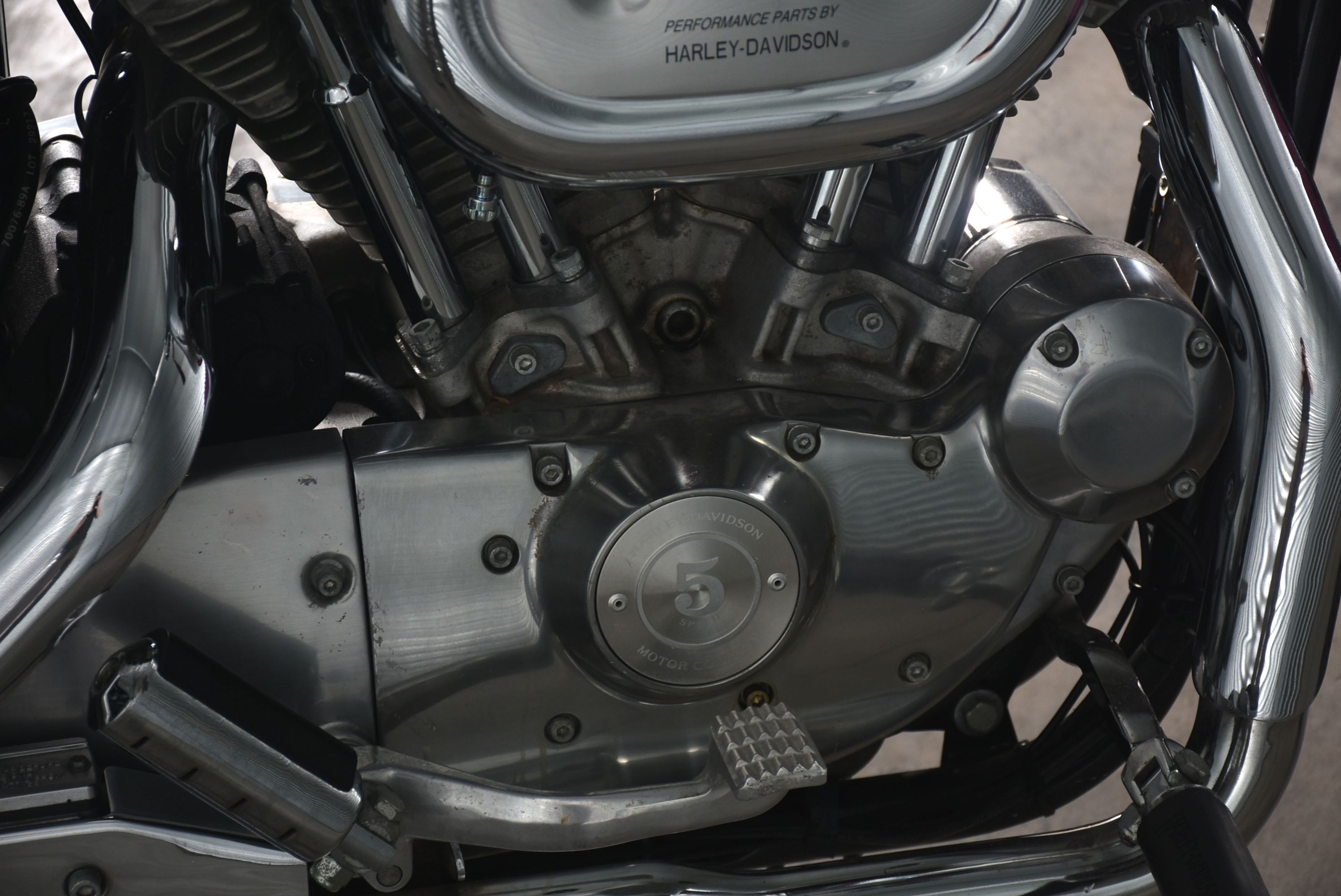 1992 Harley-Davidson "Screamin' Eagle" Xl883 Hugger with Custom Paint and Accessories