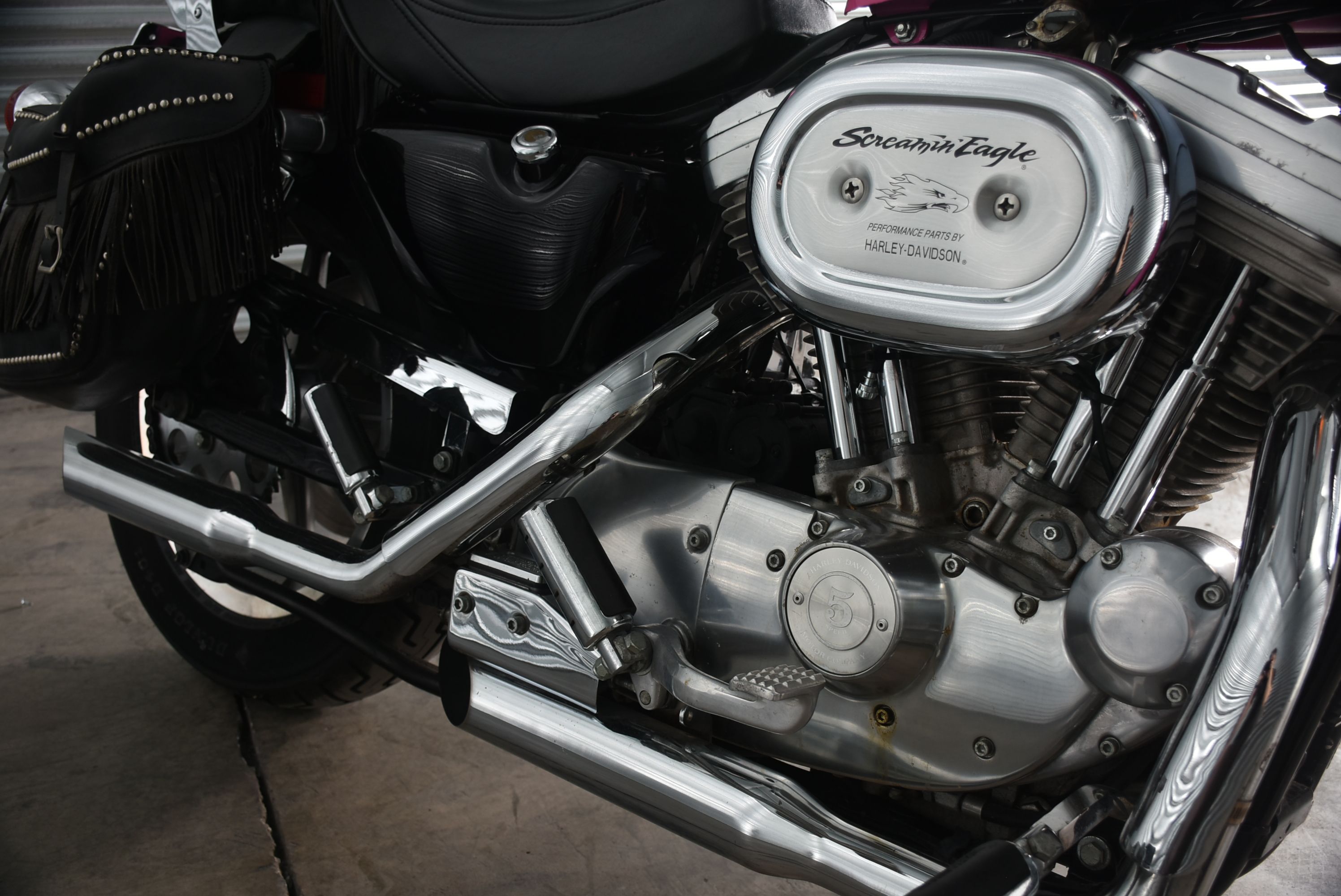 1992 Harley-Davidson "Screamin' Eagle" Xl883 Hugger with Custom Paint and Accessories