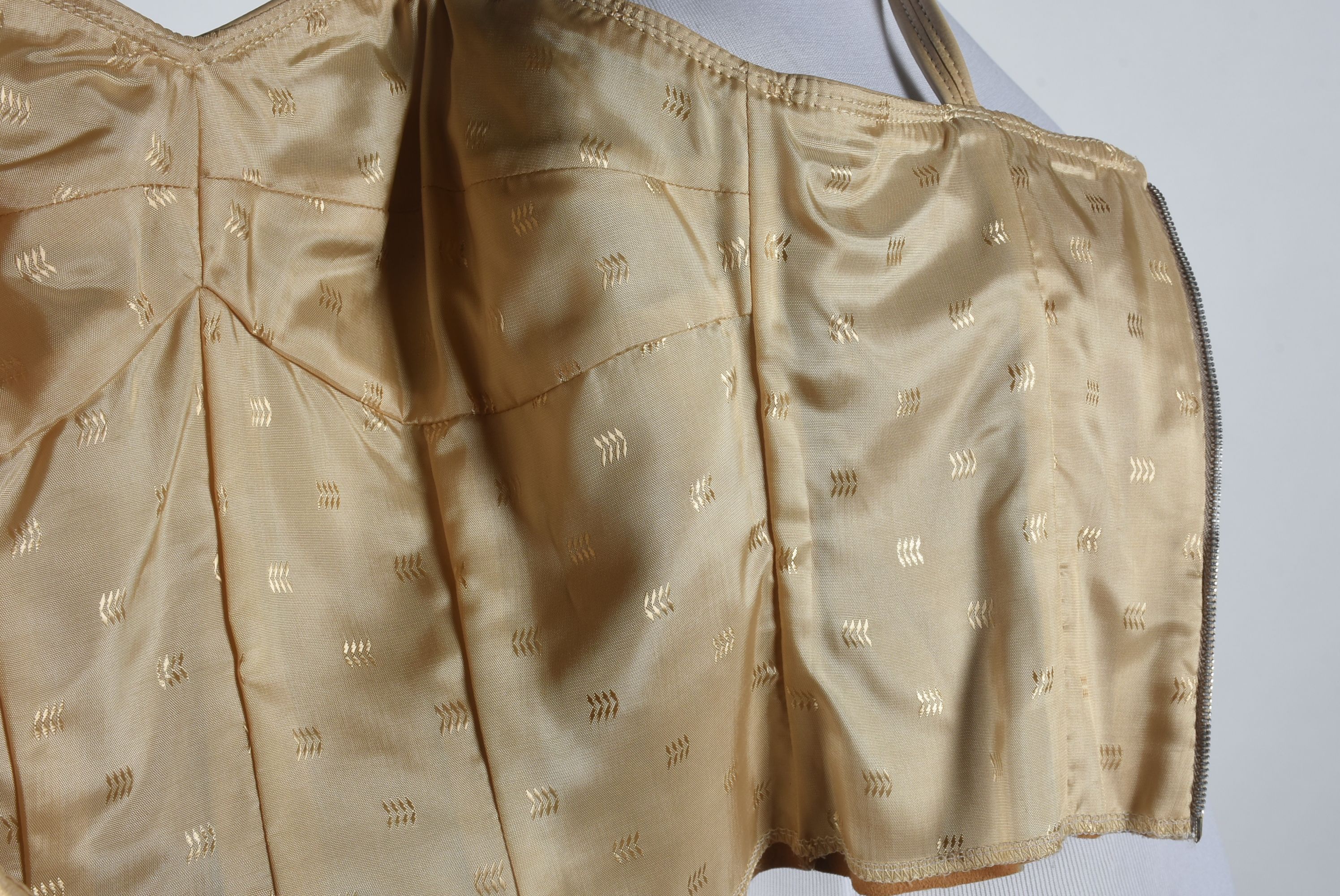 Good Medicine Collection Hand Painted Deer Skin Leather Ensemble in a Southwestern Motif with Fringe