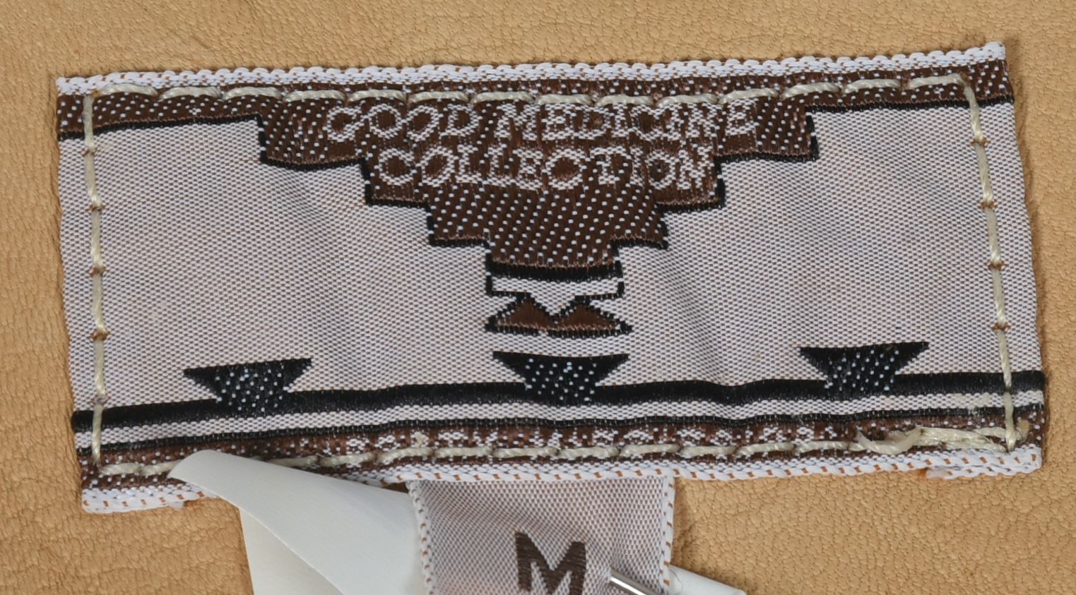 Good Medicine Collection Hand Painted Deer Skin Leather Ensemble in a Southwestern Motif with Fringe