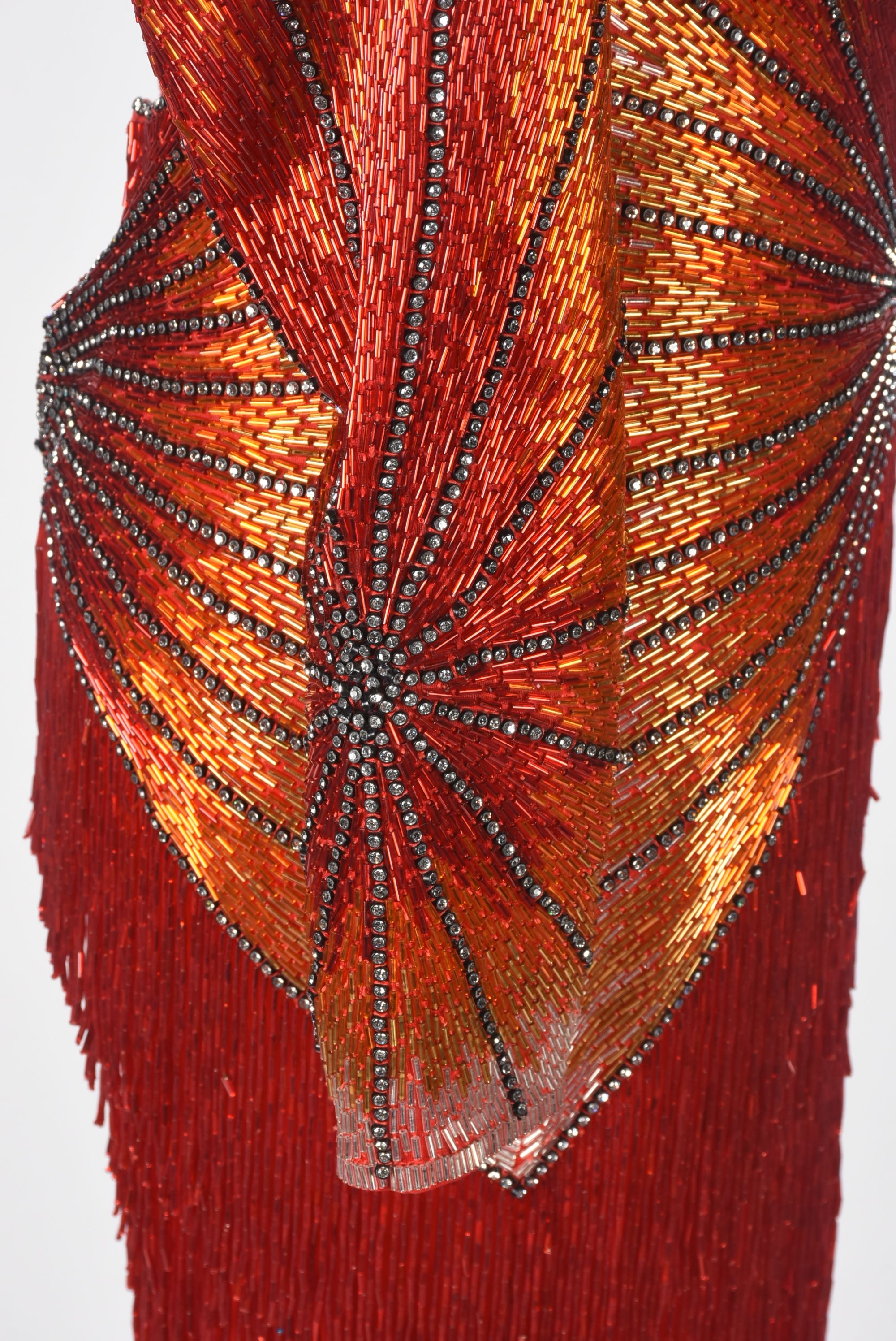 Fernando Wong Couture Beaded Evening Gown