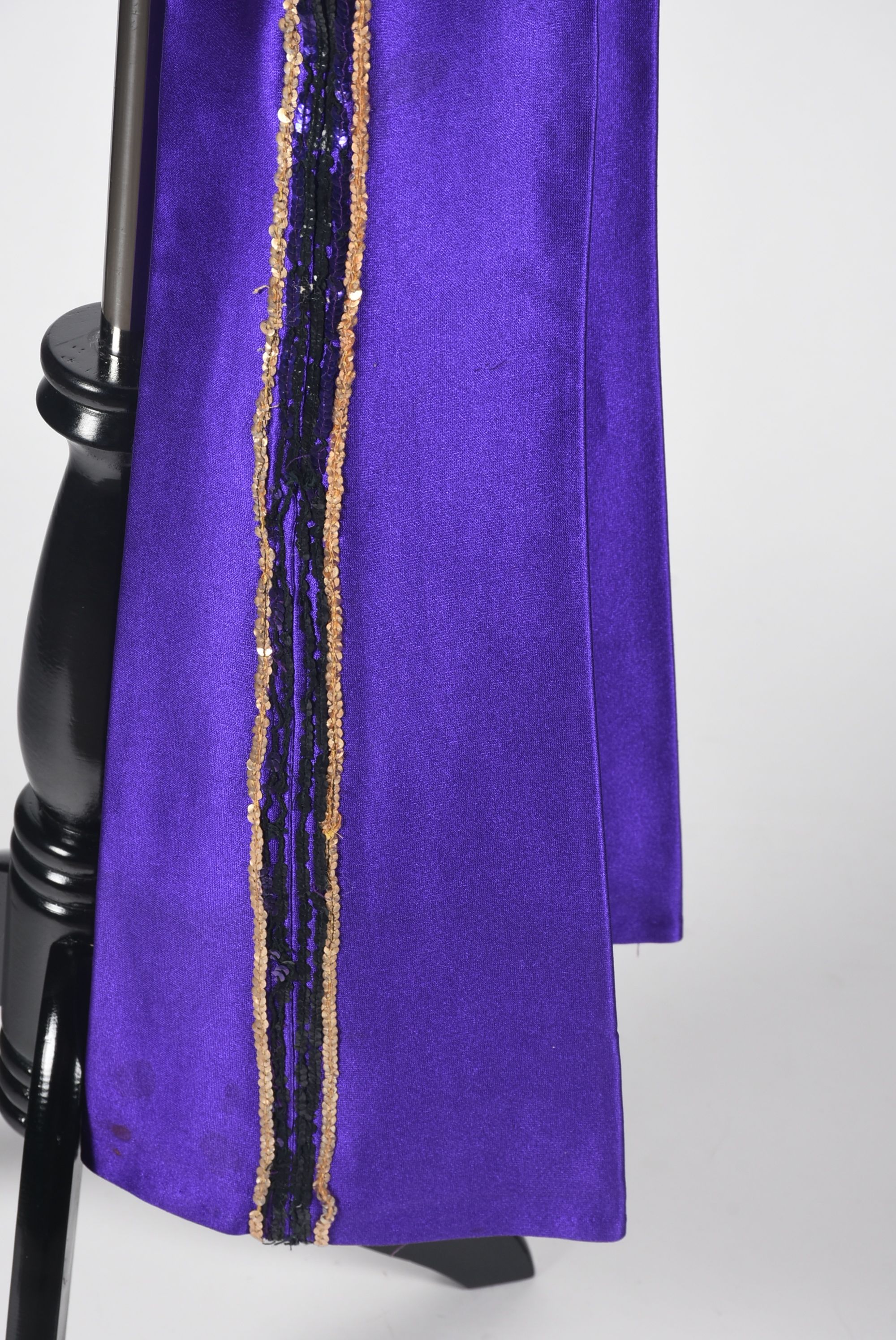 Vintage Bojeongles Originals Embellished Purple Spandex Stage Ensemble Tanya Wore on "Tanya Tucker, Live" Album Cover
