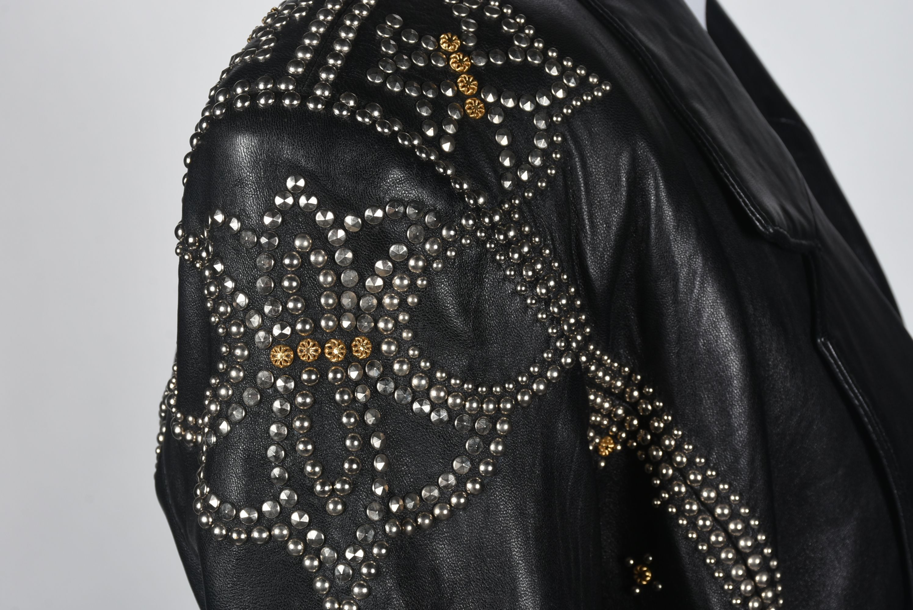 Michael Hoban of North Beach Leather Black Leather Motorcycle Jacket