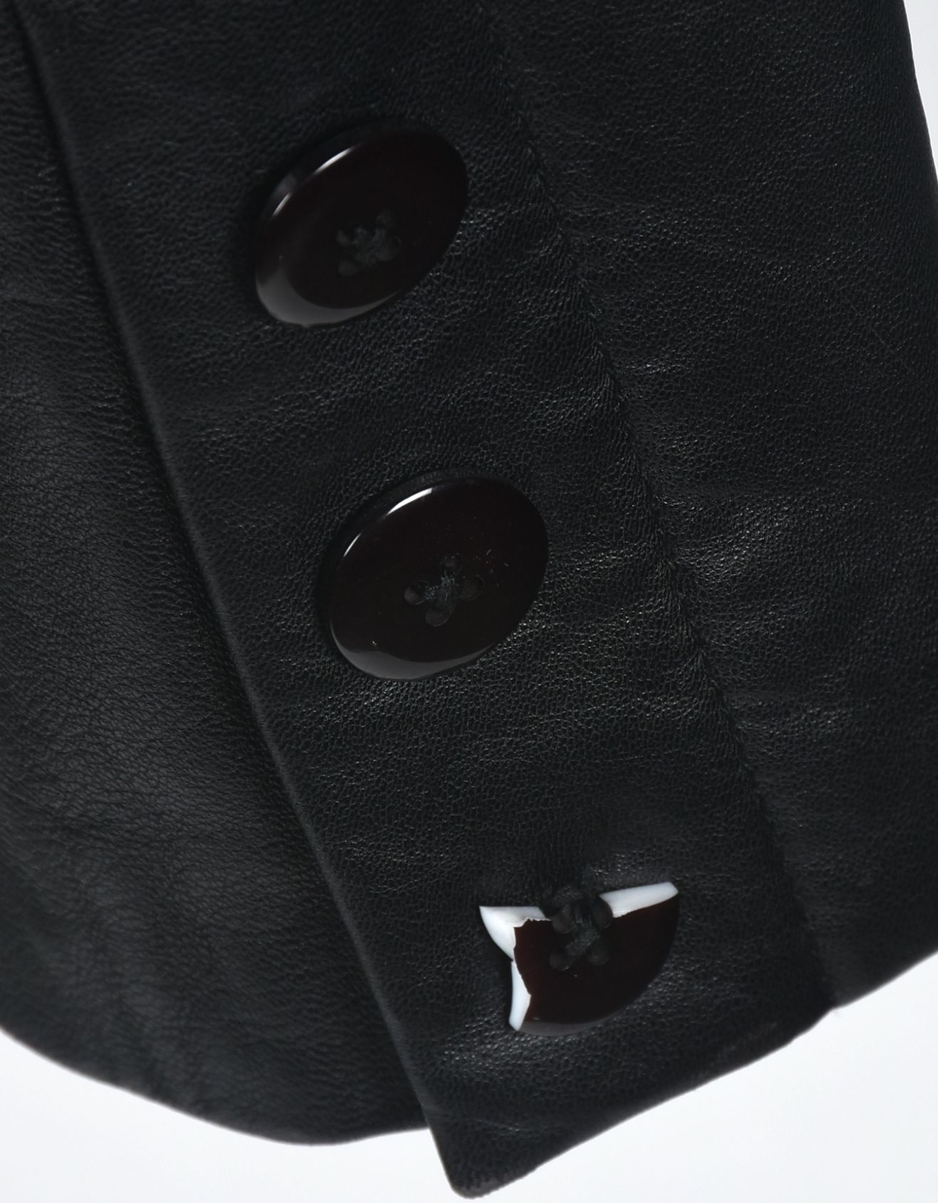 Michael Hoban of North Beach Leather Black Leather Motorcycle Jacket