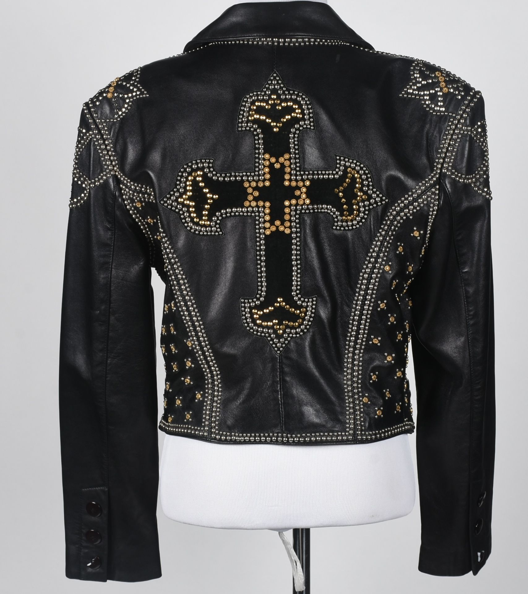 Michael Hoban of North Beach Leather Black Leather Motorcycle Jacket