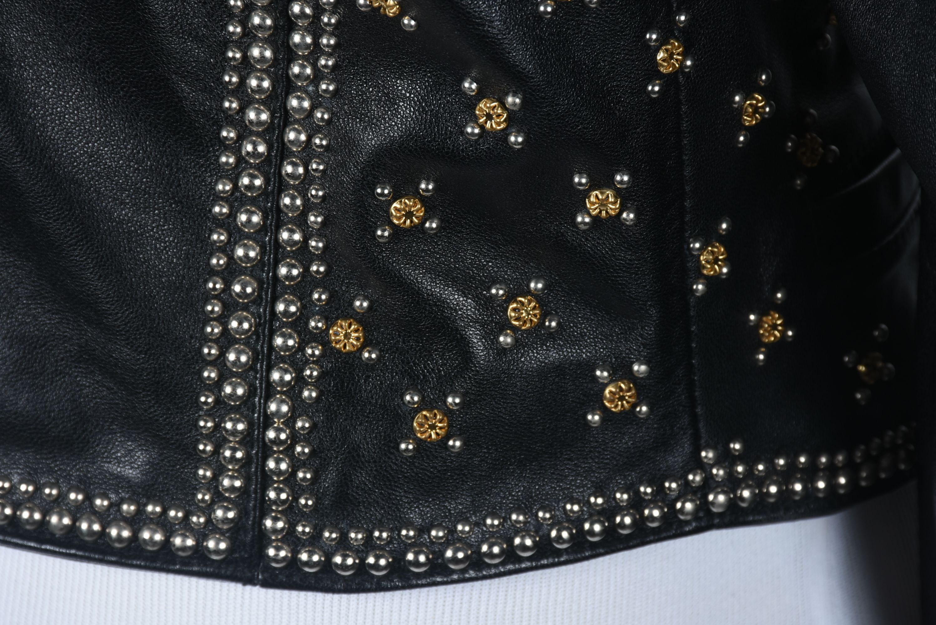 Michael Hoban of North Beach Leather Black Leather Motorcycle Jacket