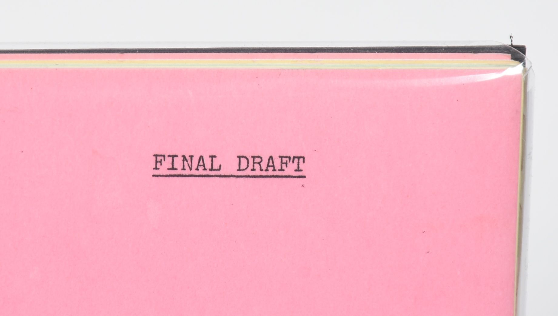 Final Draft of Television Script for "The Love Boat"