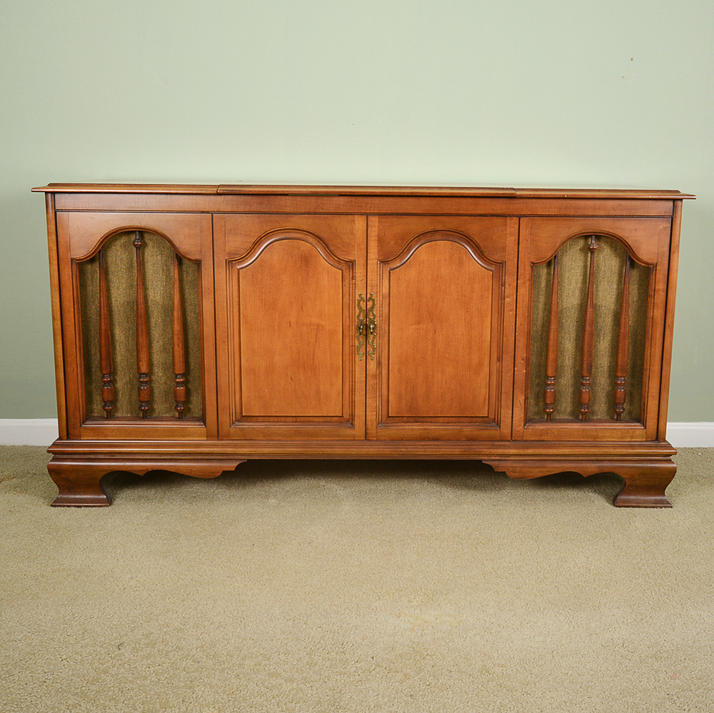 Sears Silvertone Stereo Cabinet Record Player