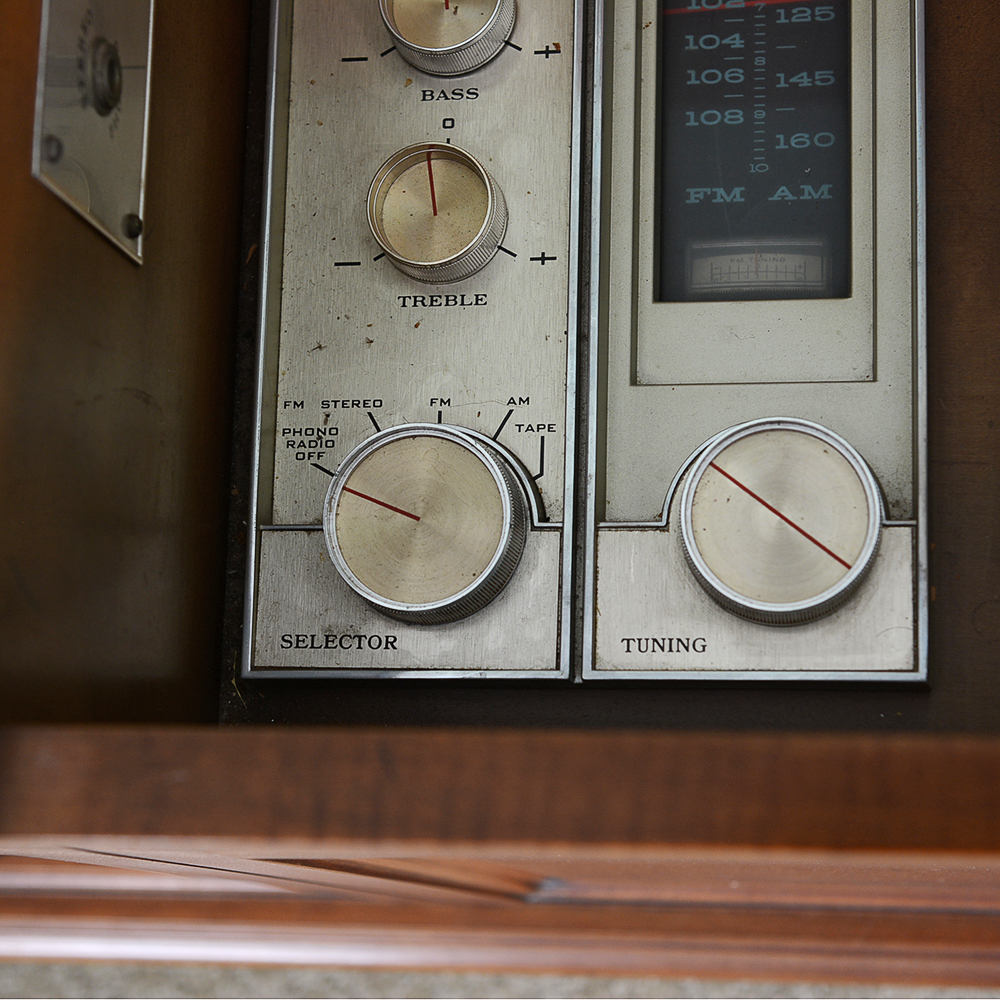 Sears Silvertone Stereo Cabinet Record Player