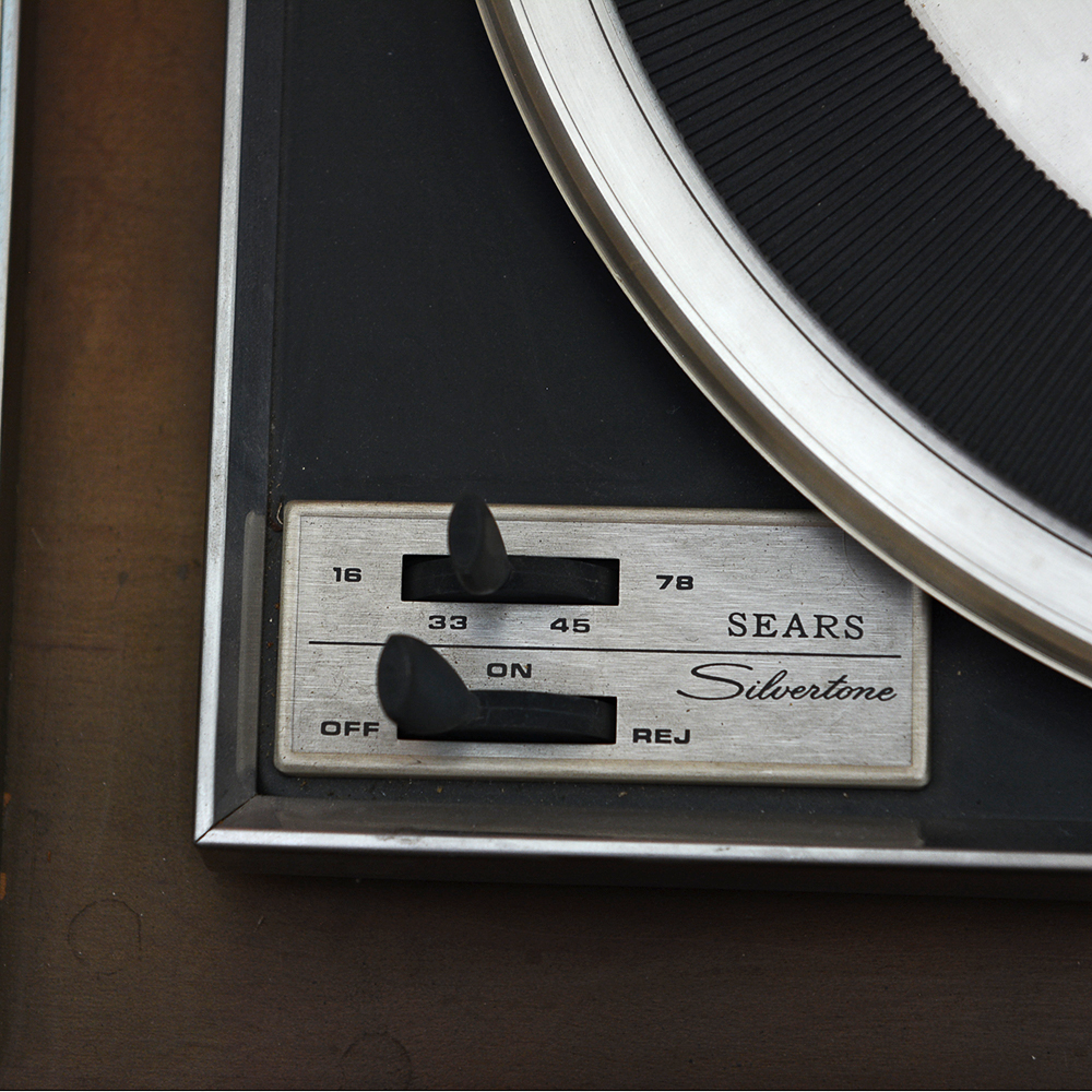 Sears Silvertone Stereo Cabinet Record Player