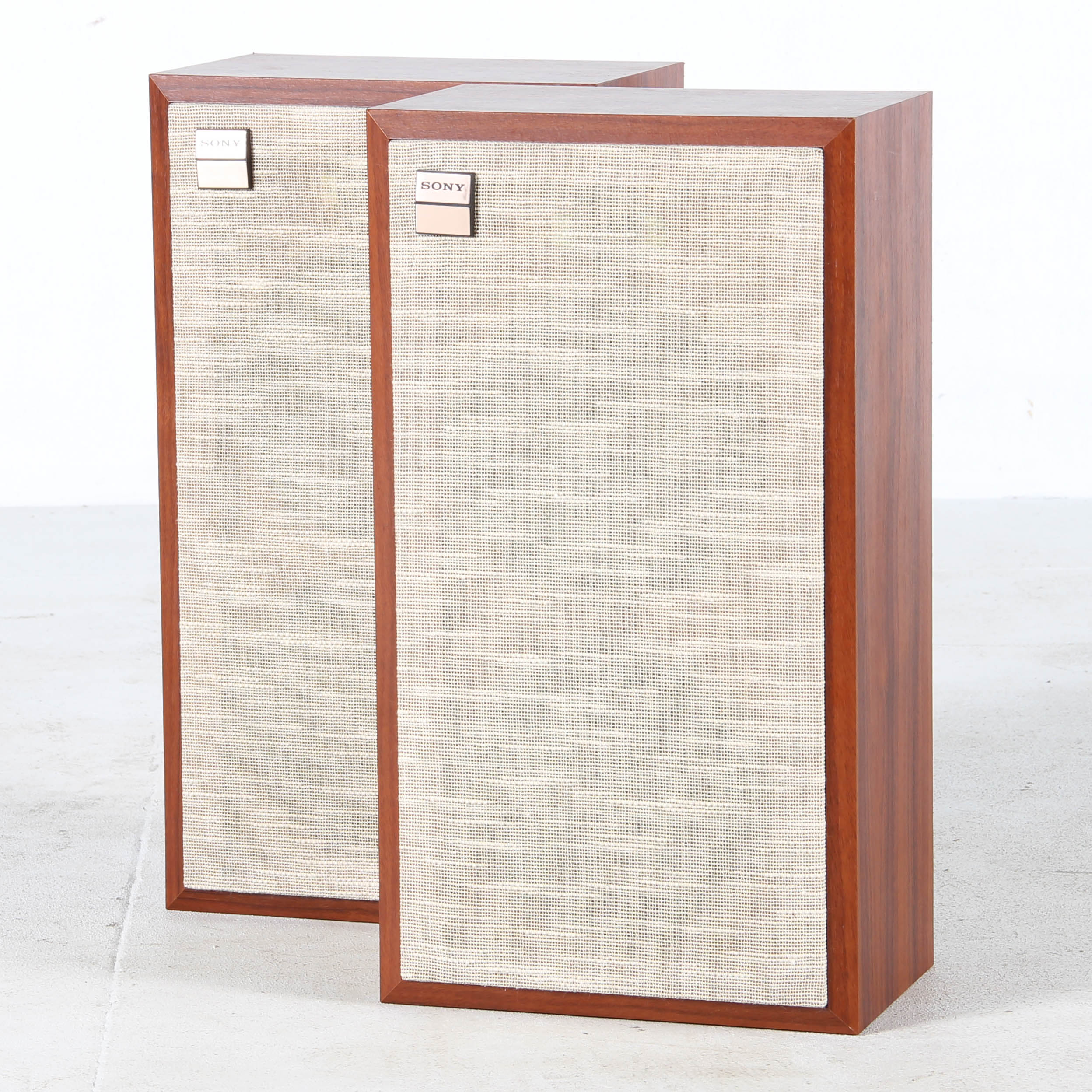 Pair of Vintage Sony Stereo Speakers