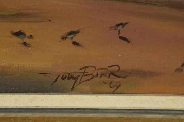 Tony Birr Vintage Original Seascape Oil Painting