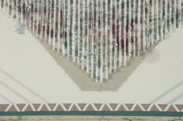 Framed Paper Collage and Assemblage