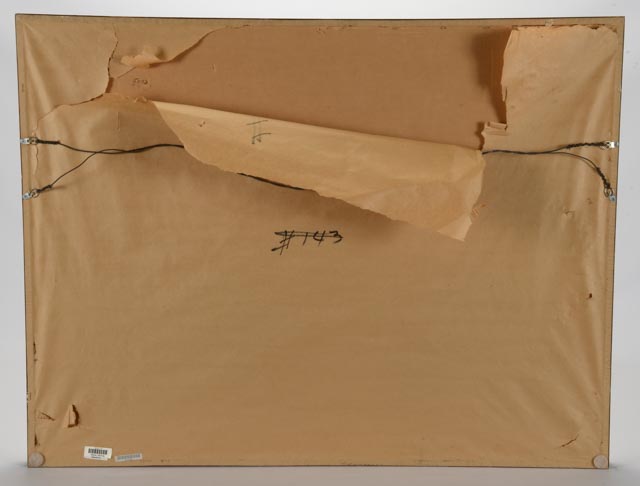 Framed Paper Collage and Assemblage