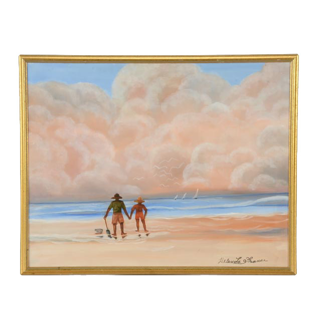 Helen LaFrance Acrylic Painting "Friends"