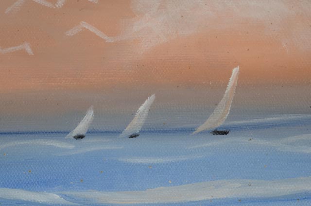 Helen LaFrance Acrylic Painting "Friends"