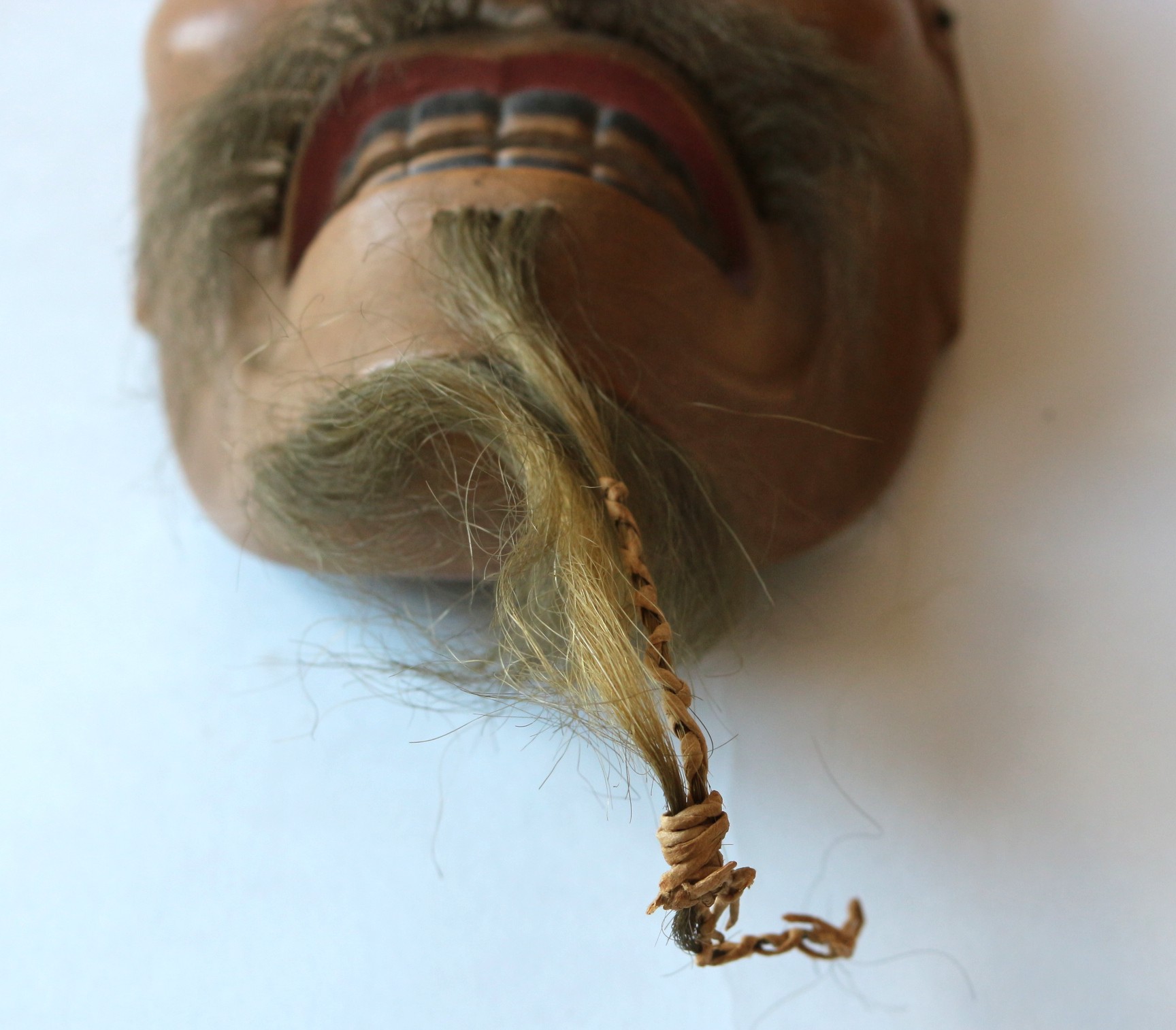 Japanese "Sankō-jō" Noh Wood Mask
