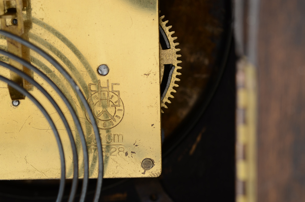 Vintage Franz Hermle & Sons Shelf Clock