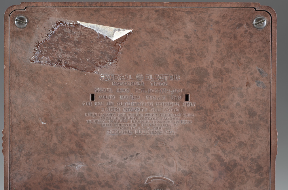 Vintage General Electric Bakelite Household Timer Model 8B52