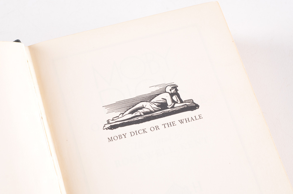 1930 Edition of Moby Dick, Illustrated by Rockwell Kent