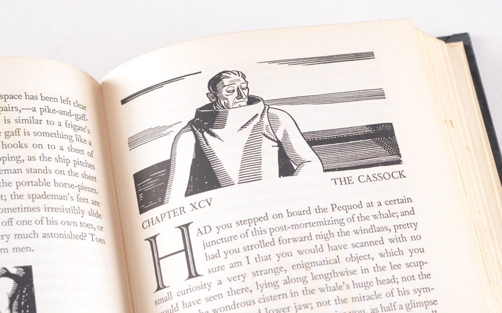 1930 Edition of Moby Dick, Illustrated by Rockwell Kent