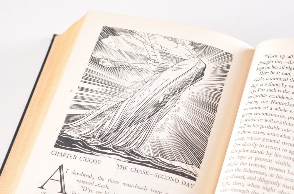 1930 Edition of Moby Dick, Illustrated by Rockwell Kent