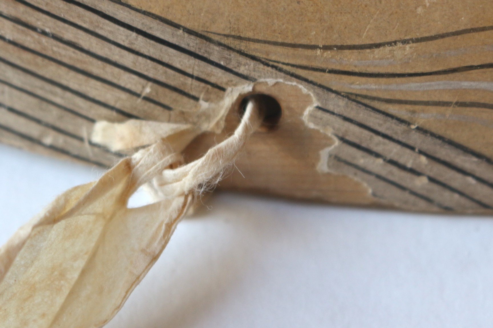 Japanese "Shiro-shakumi" Wood Mask