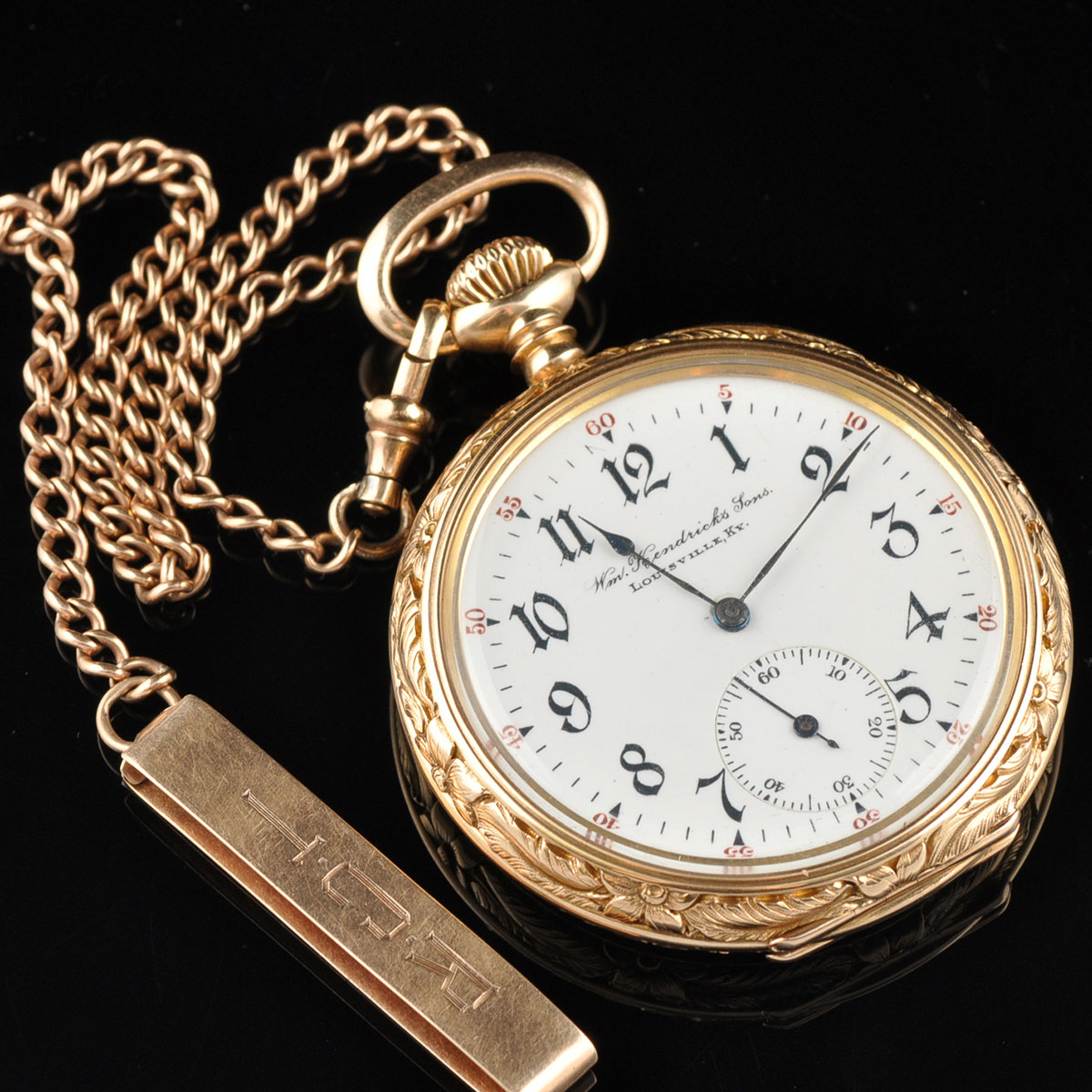 Illinois Watch Company 14K Yellow Gold Pocket Watch