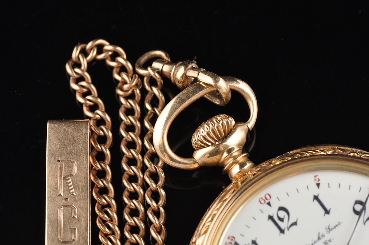 Illinois Watch Company 14K Yellow Gold Pocket Watch