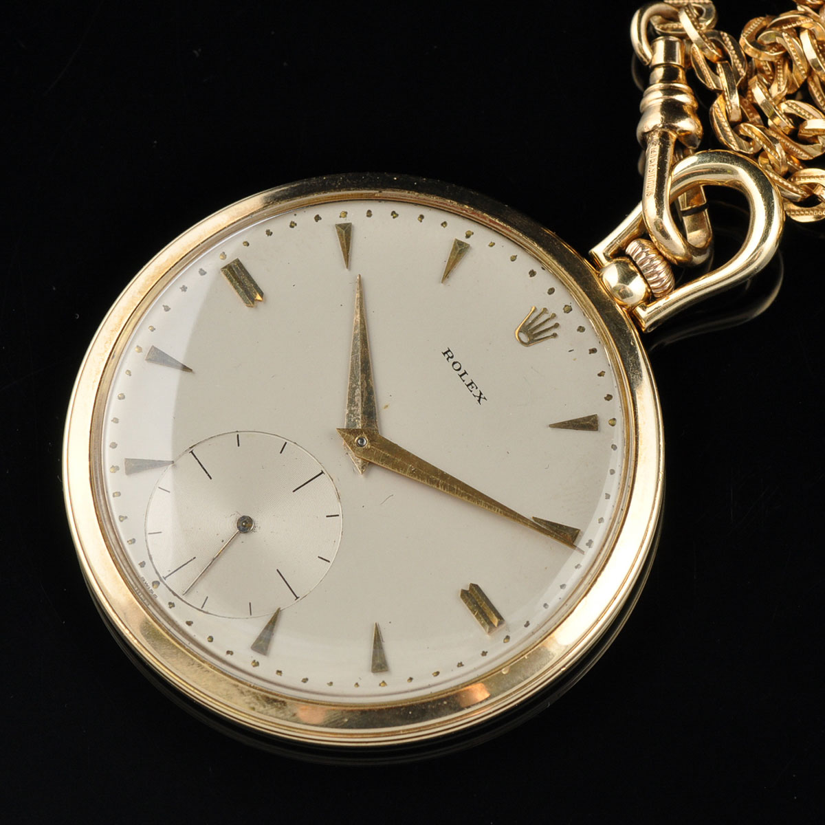 Rolex 14k Yellow Gold Chronometer Pocket Watch
