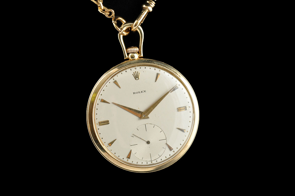 Rolex 14k Yellow Gold Chronometer Pocket Watch