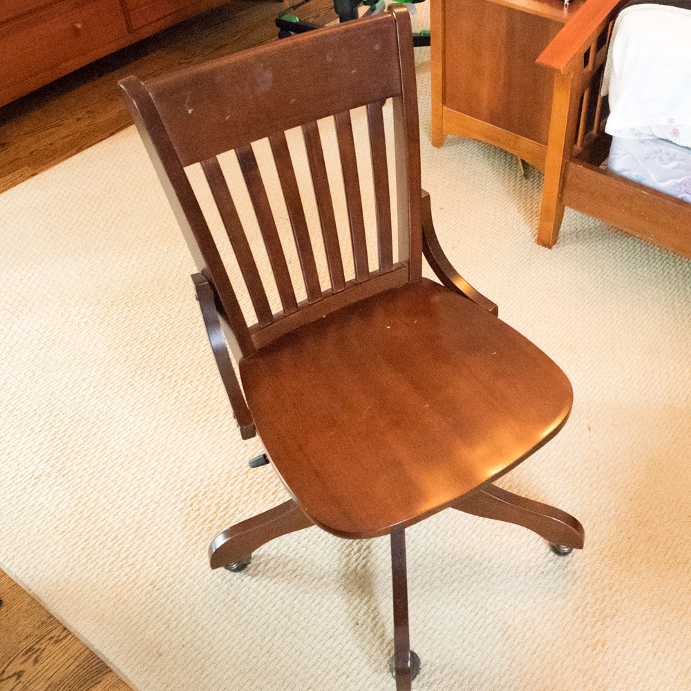 Stanley Wooden Desk Chair