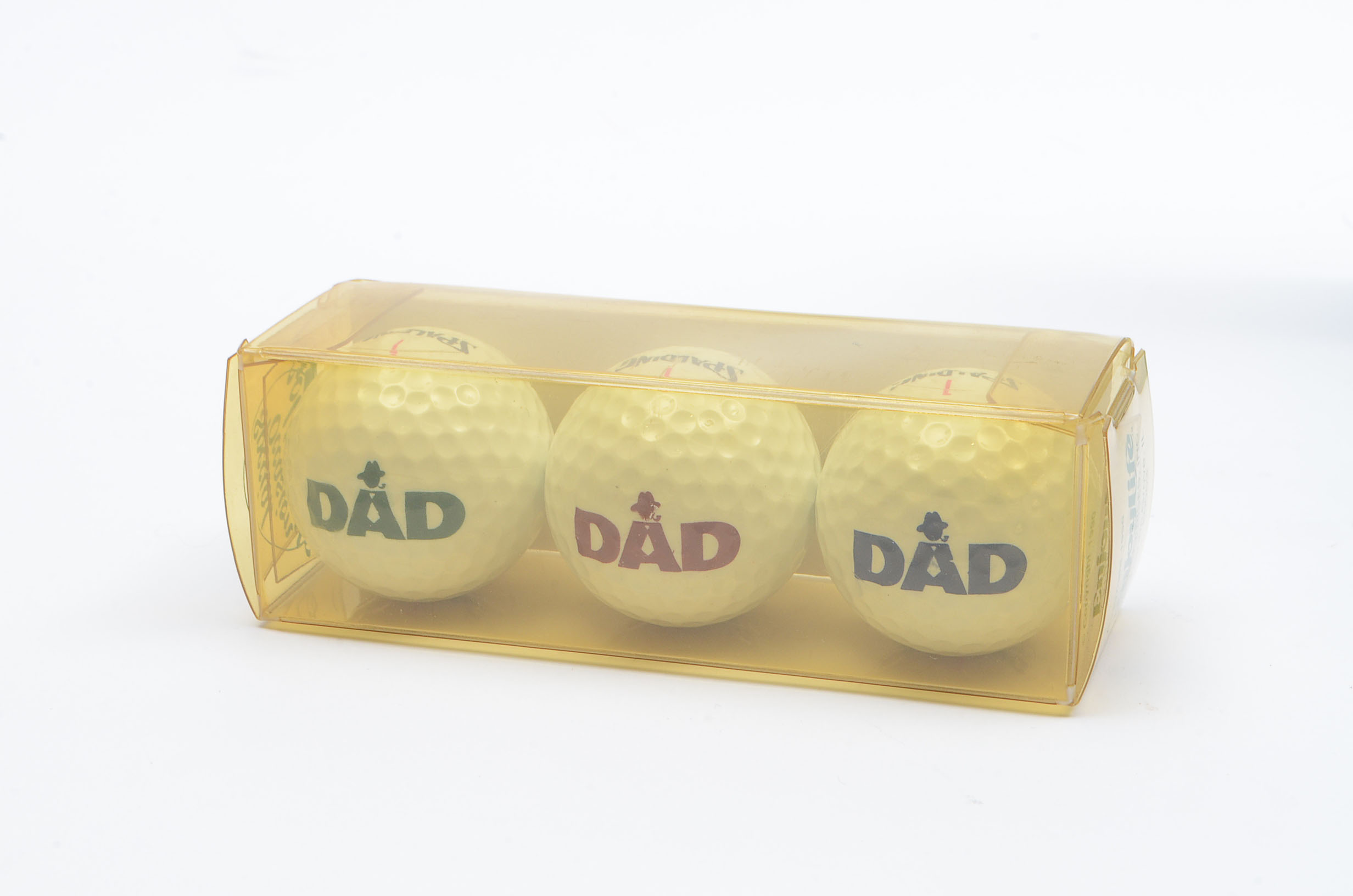 Assortment of Golf Balls and Tees