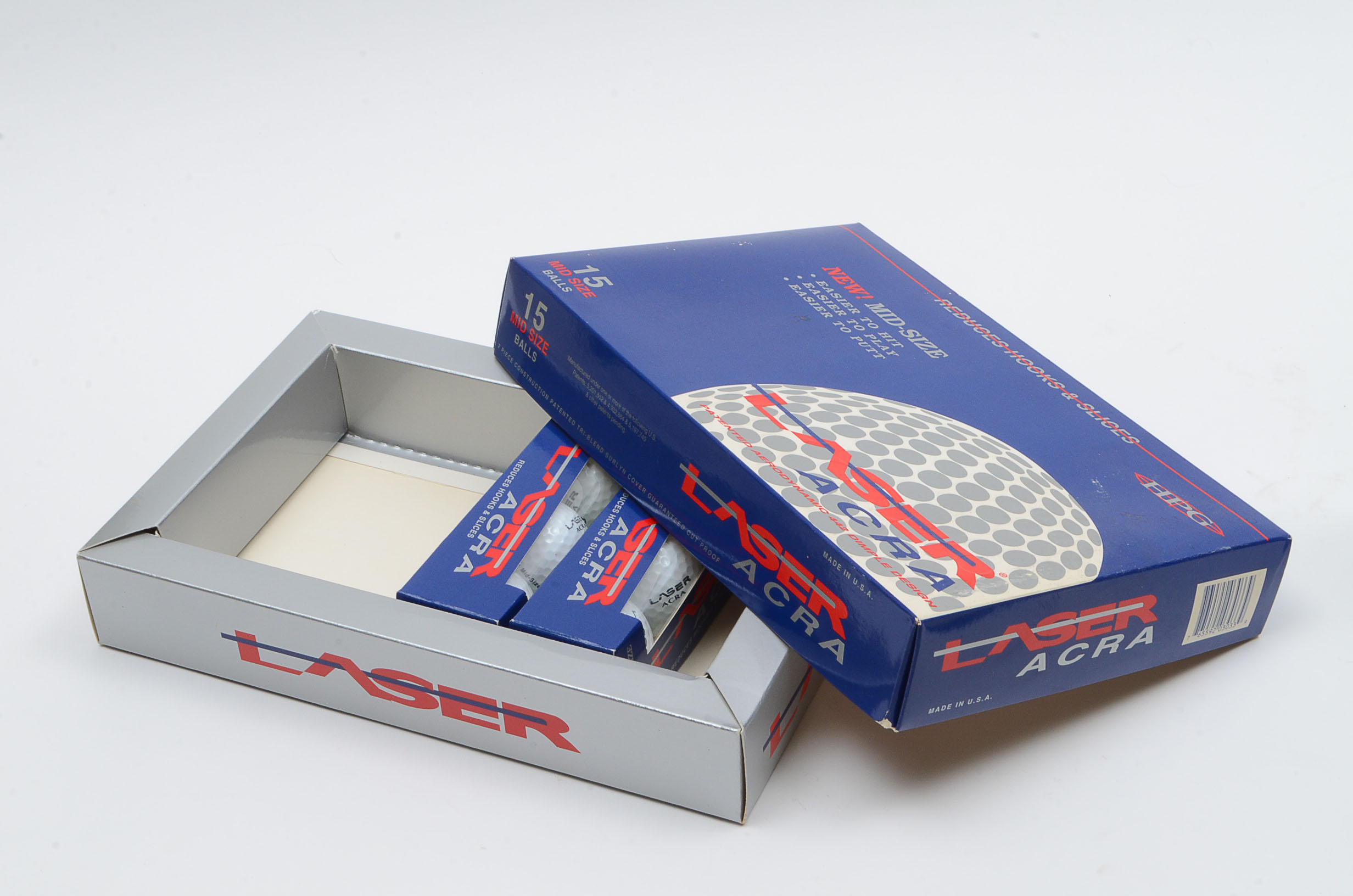 Assortment of Golf Balls and Tees