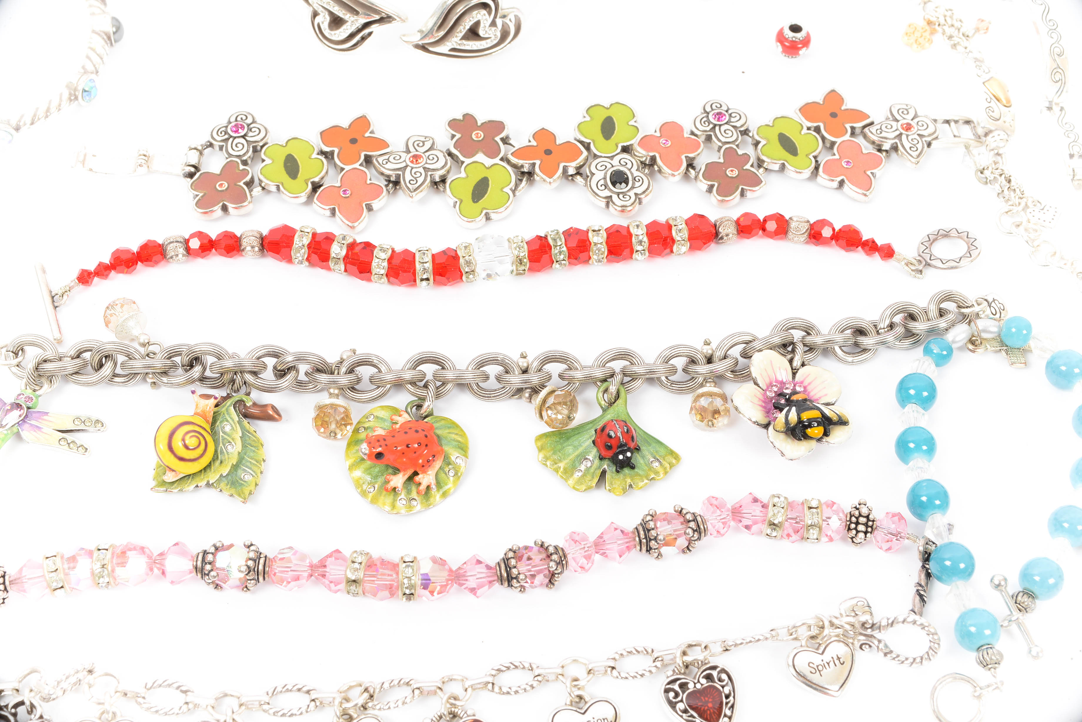 Collection of Cuff and Bangle Bracelets