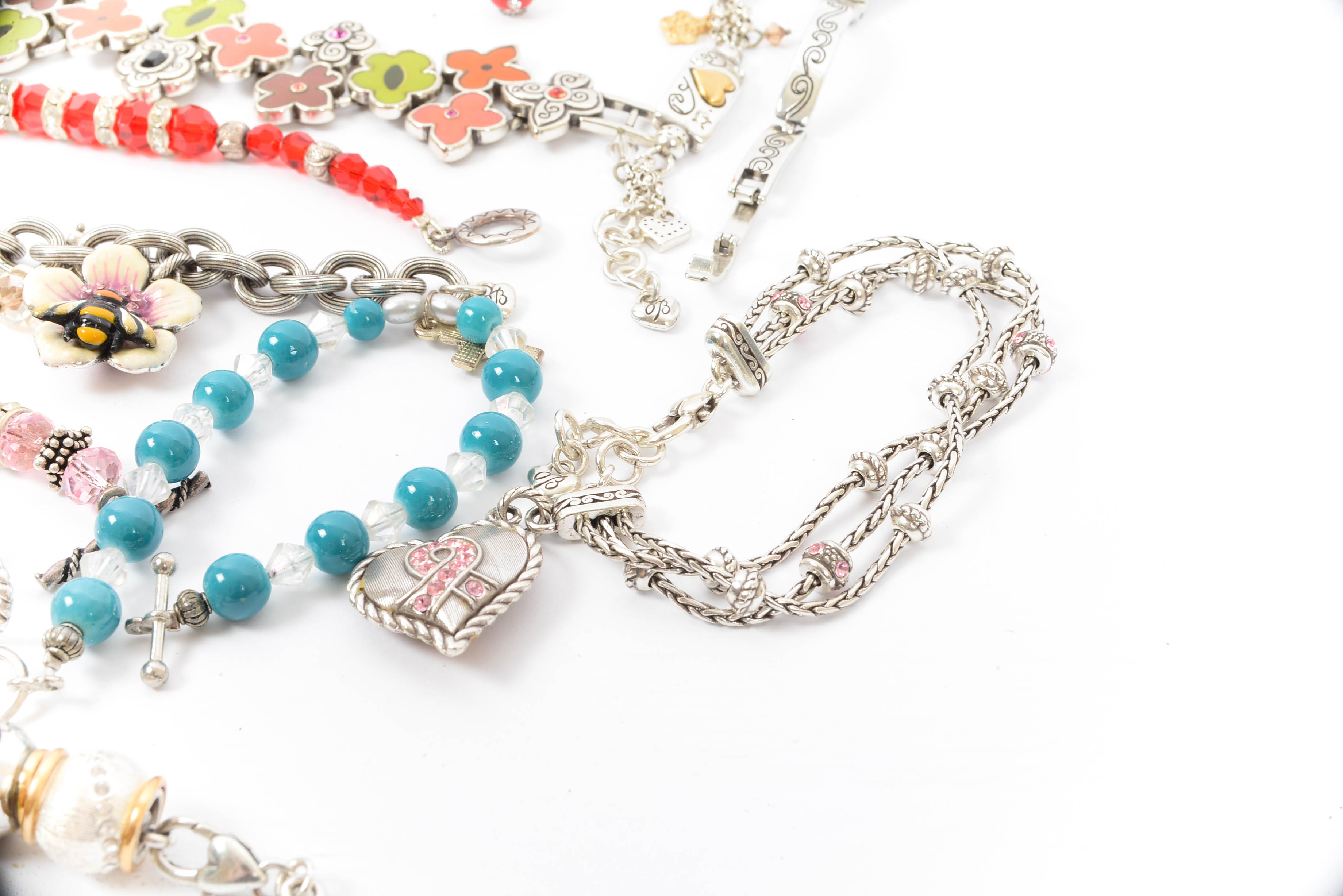 Collection of Cuff and Bangle Bracelets