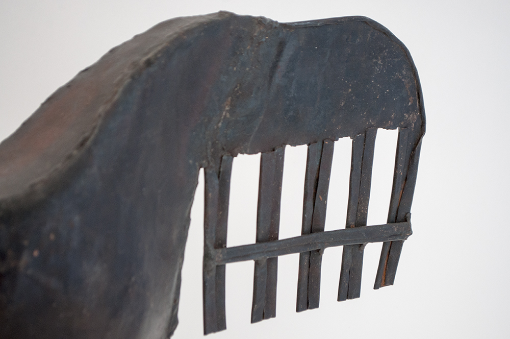 Metal Rooster Sculpture