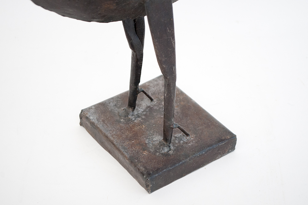 Metal Rooster Sculpture