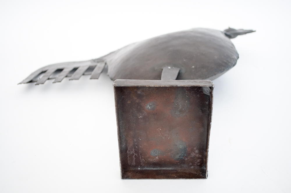 Metal Rooster Sculpture