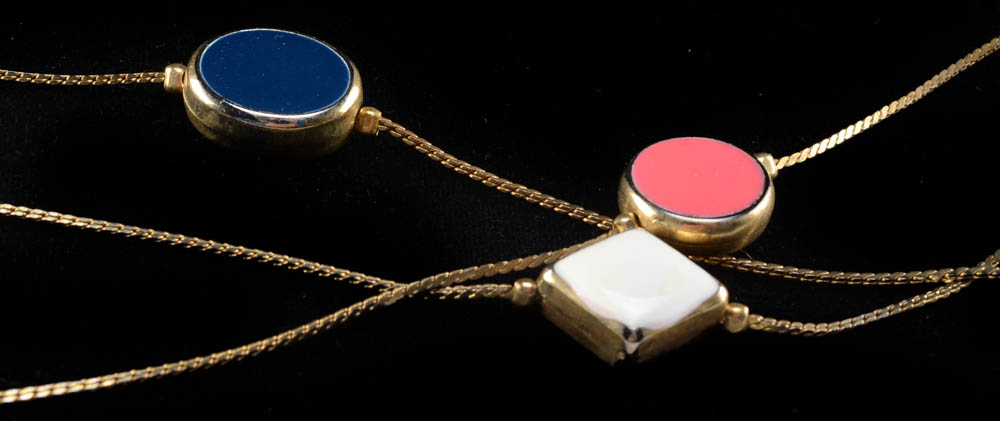 Three Pieces of Vintage Costume Jewelry