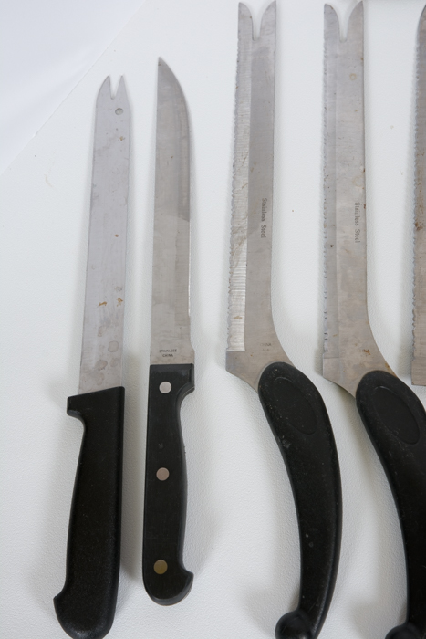 Knives and Knife Block