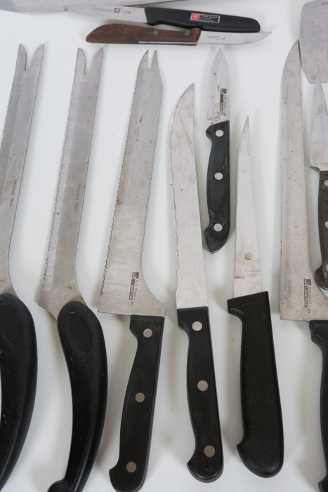 Knives and Knife Block