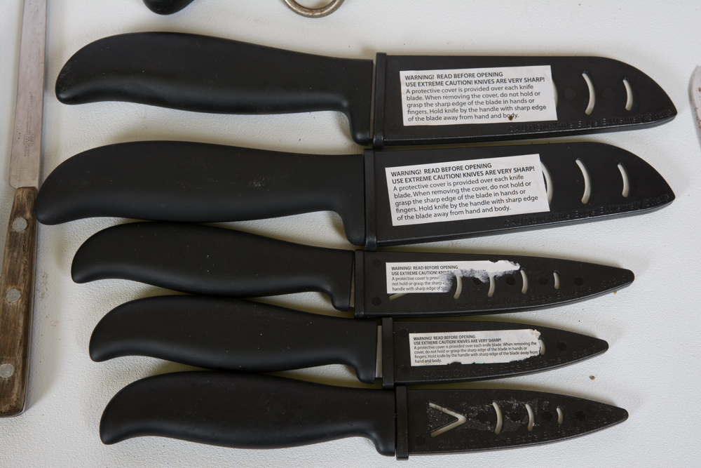 Knives and Knife Block