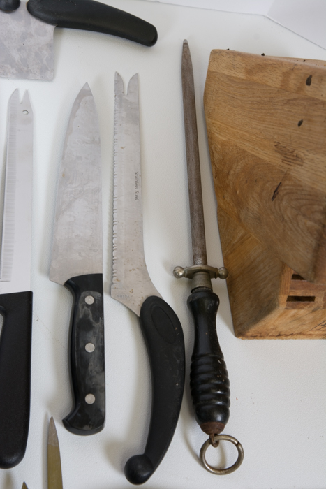 Knives and Knife Block