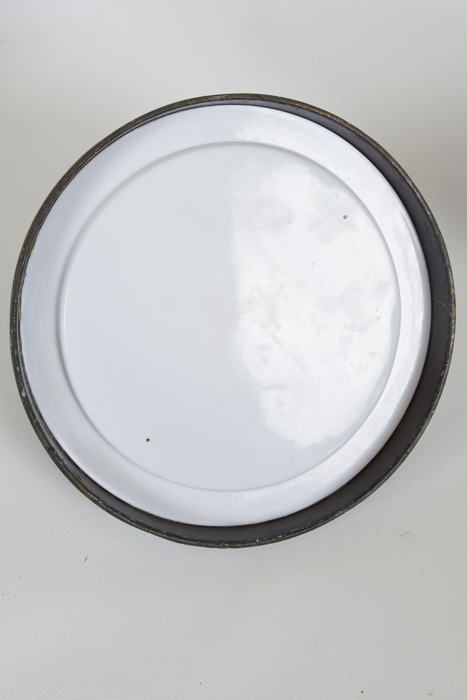 Cast Metal Bucket with a Bronze Finish