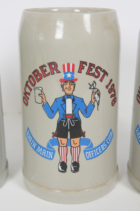 Oktoberfest Ceramic and Glass Steins